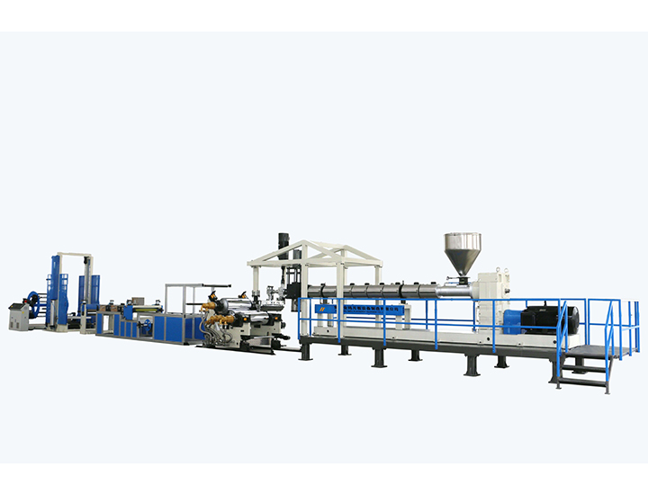 PLA mpempe akwụkwọ extrusion Line