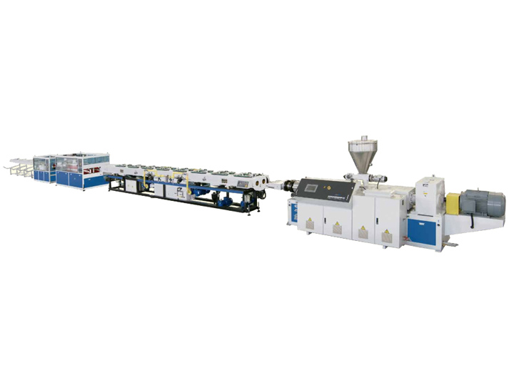 PVC Dual Pipe Extrusion Line